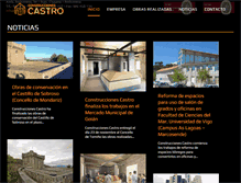 Tablet Screenshot of construccionescastro.net